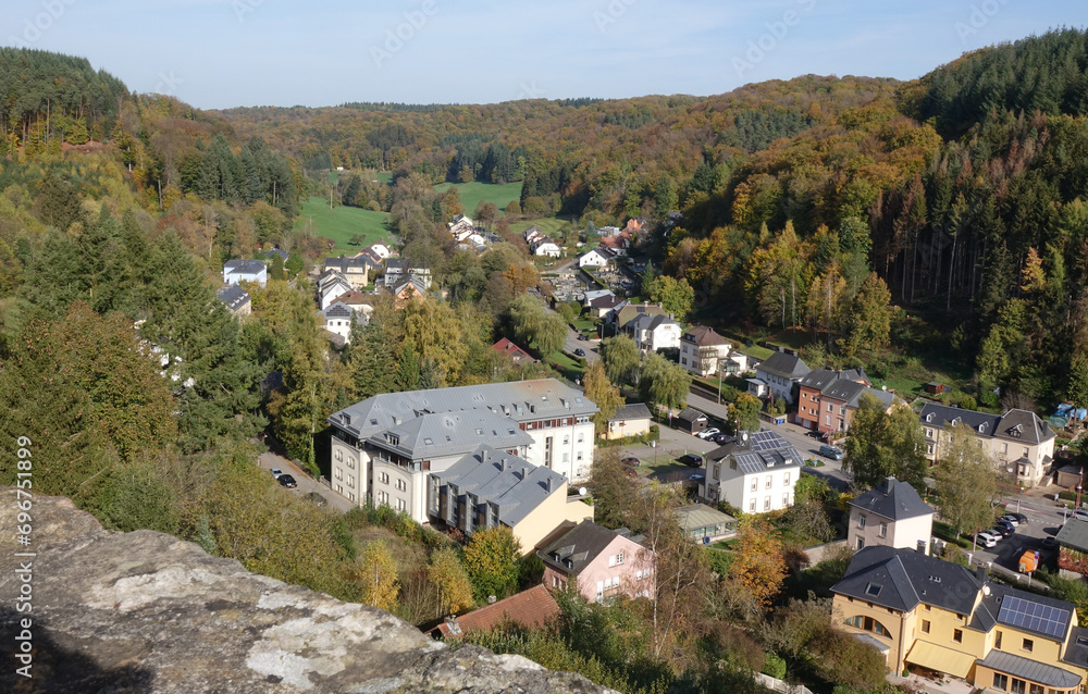 Fototapeta premium Fels im Muellerthal