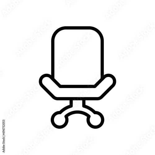 Office chair icon design template