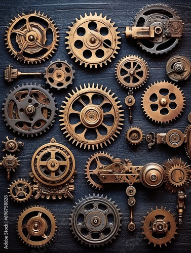 Industrial Chic Steampunk Gears: Intriguing Studios Discover Intricate Designs