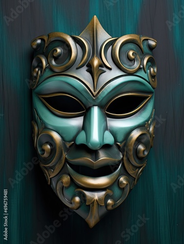 Theater Masks: Dramatic D�cor for Living Areas - Captivating Performing Arts Image
