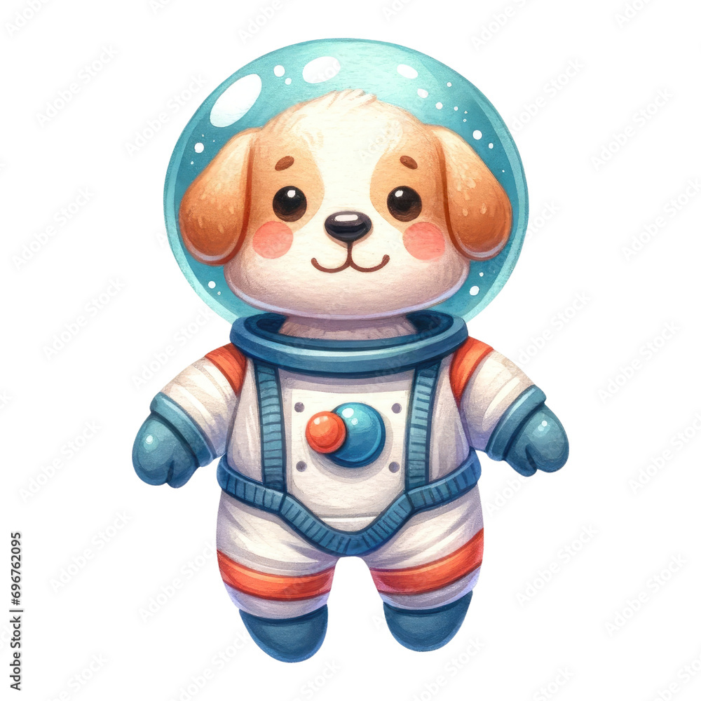 Watercolor Cute Space Object. Dog with an Astronaut Suit Clipart. Solar System Element. Watercolor Galaxy Element Illustration. Watercolor Cute Space Object. Dog with an Astronaut Suit Clipart. Solar System Element. Watercolor Galaxy Element Illustration.