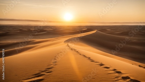 sunset in the sand