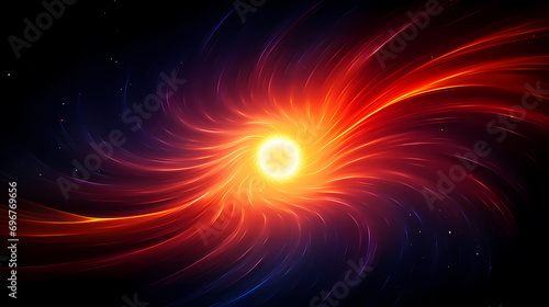 Abstract pattern of solar storm background,PPT background