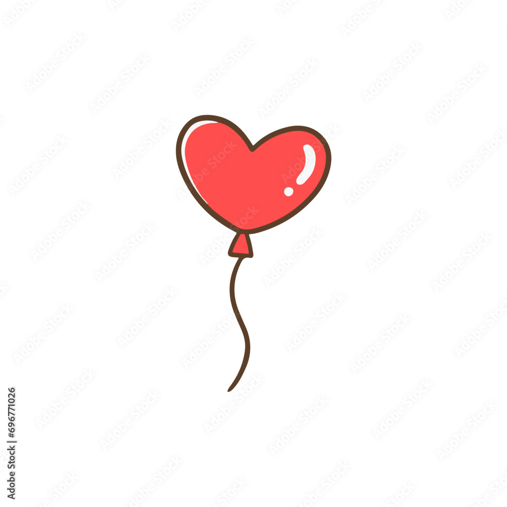 vector cute balloon element vector cute balloon element