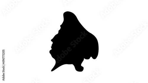 Thomas Howard silhouette, 3rd Duke of Norfolk, high quality vector