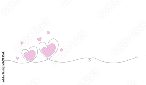 Wallpaper Mural Line art style of love. Love icon with line art. Torontodigital.ca
