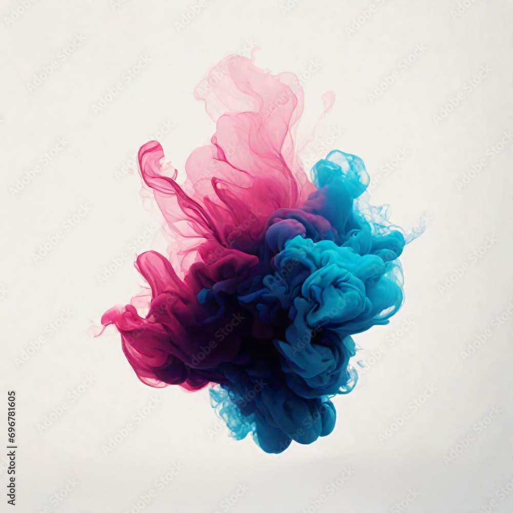 Obraz premium colored smoke isolated