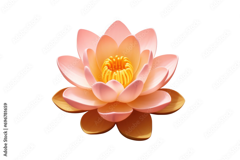 lotus blooming isolated on transparent background lotus blooming isolated on transparent background