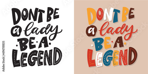 Lettering hand drawn doodle postcard, t-shirt design, mug print, lettering art.