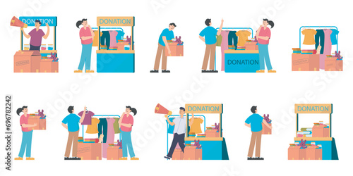 Donation Drive Illustration