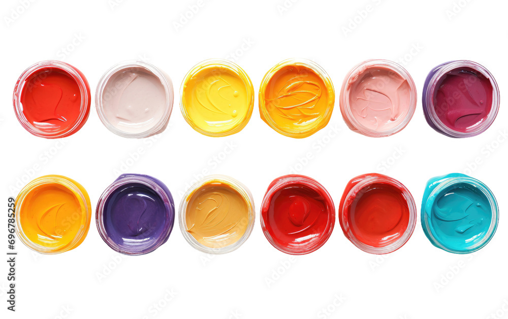 Assorted Vibrant Acrylics Unleashing Creative Energy Assorted Vibrant Acrylics Unleashing Creative Energy