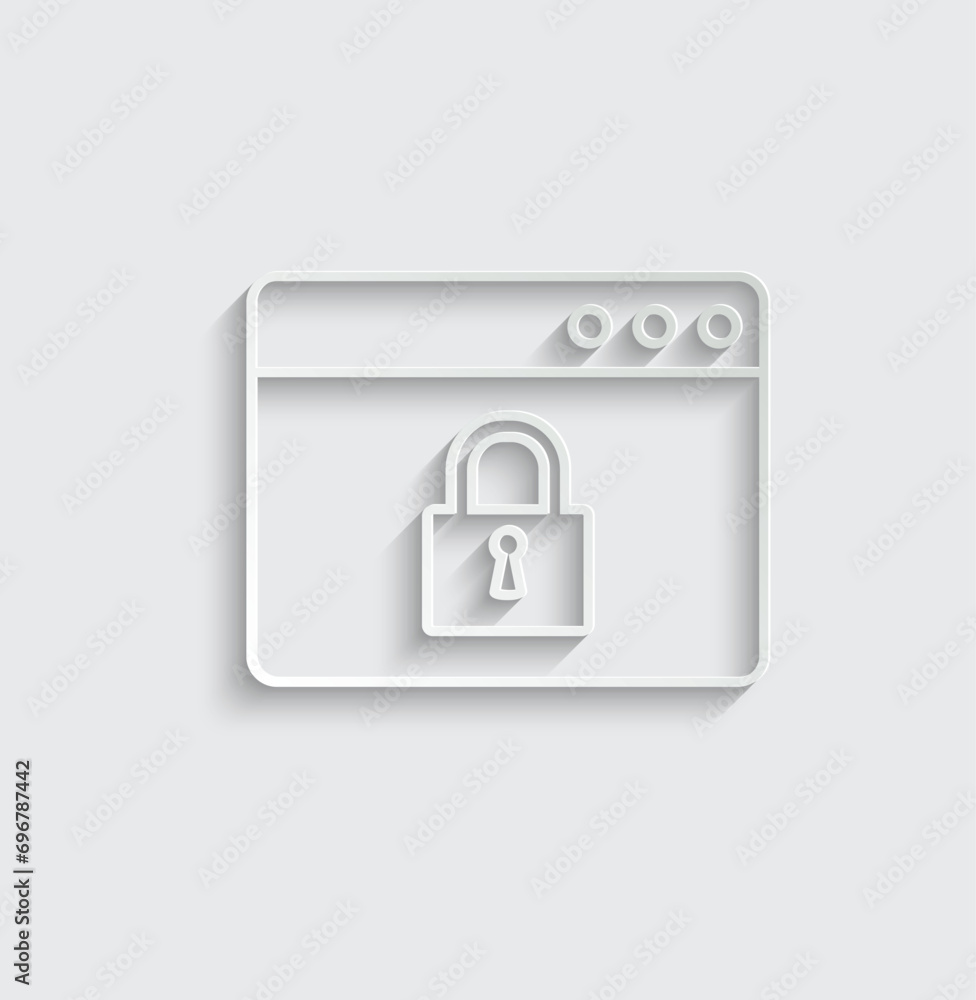 Cyber security icon vector Cyber protection logo Cyber security icon vector Cyber protection logo