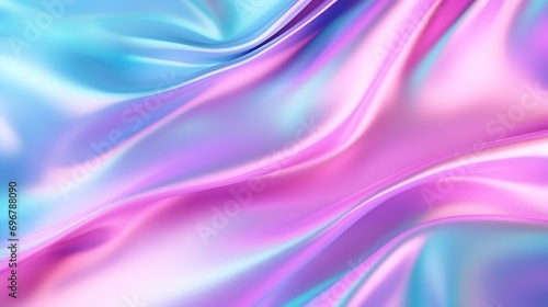 Trendy neon pink purple very peri blue teal colors soft blurred background : Generative AI