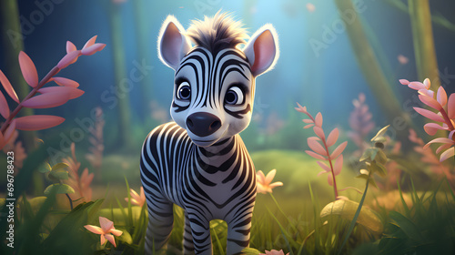 Tiny Stripes, Big Cuteness: A Zebra's Delightful Tale