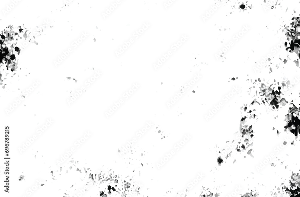 Grunge background black and white. Monochrome texture. Black and white Grunge Texture. Abstract art. Grunge Background. Ink splashes. Vector illustration. EPS 10.