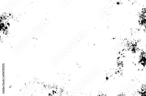 Grunge background black and white. Monochrome texture. Black and white Grunge Texture. Abstract art. Grunge Background. Ink splashes. Vector illustration. EPS 10.