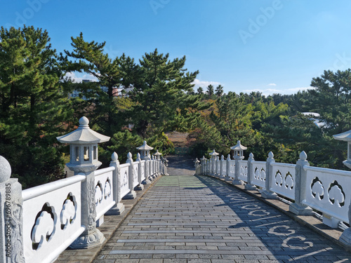 It is on the Chilseonyeo Bridge in Jeju Island.