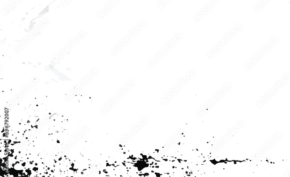 Black and white Grunge texture. Abstract Background with Grunge Font and Splattered Ink Line Pattern. Black and white Grunge Background. Abstract art. Vector illustration.