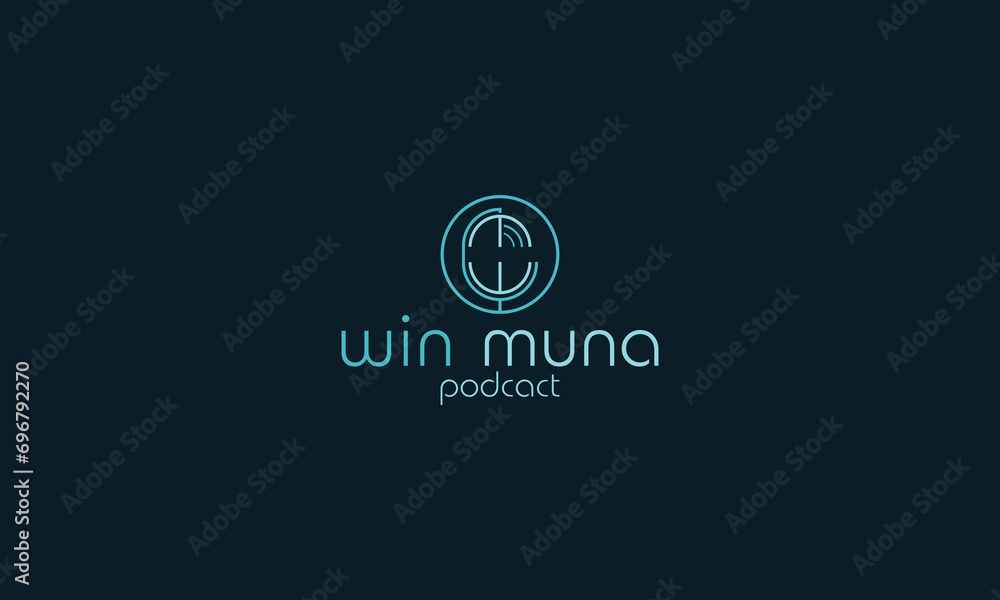 Obraz premium W-M monogram logo