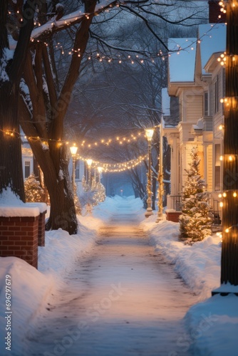 A magical winter night in the neighborhood © shelbys