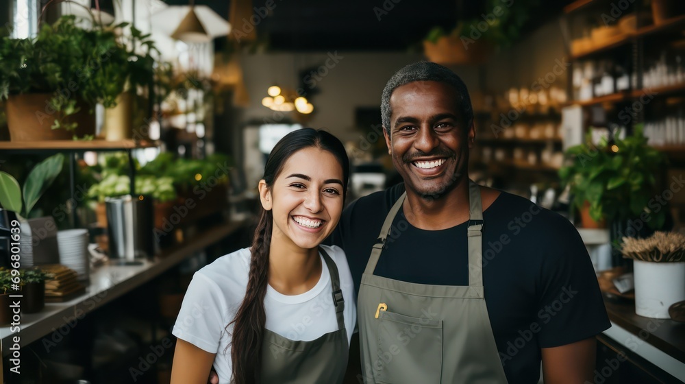 man and woman in the kitchen man and woman in the kitchen