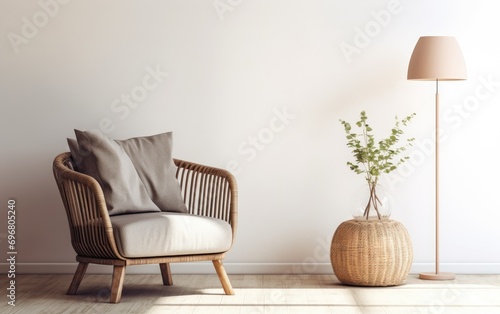 Living room interior with s...