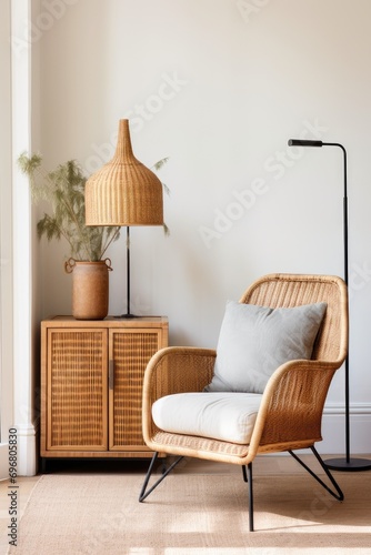 Living room interior with s...