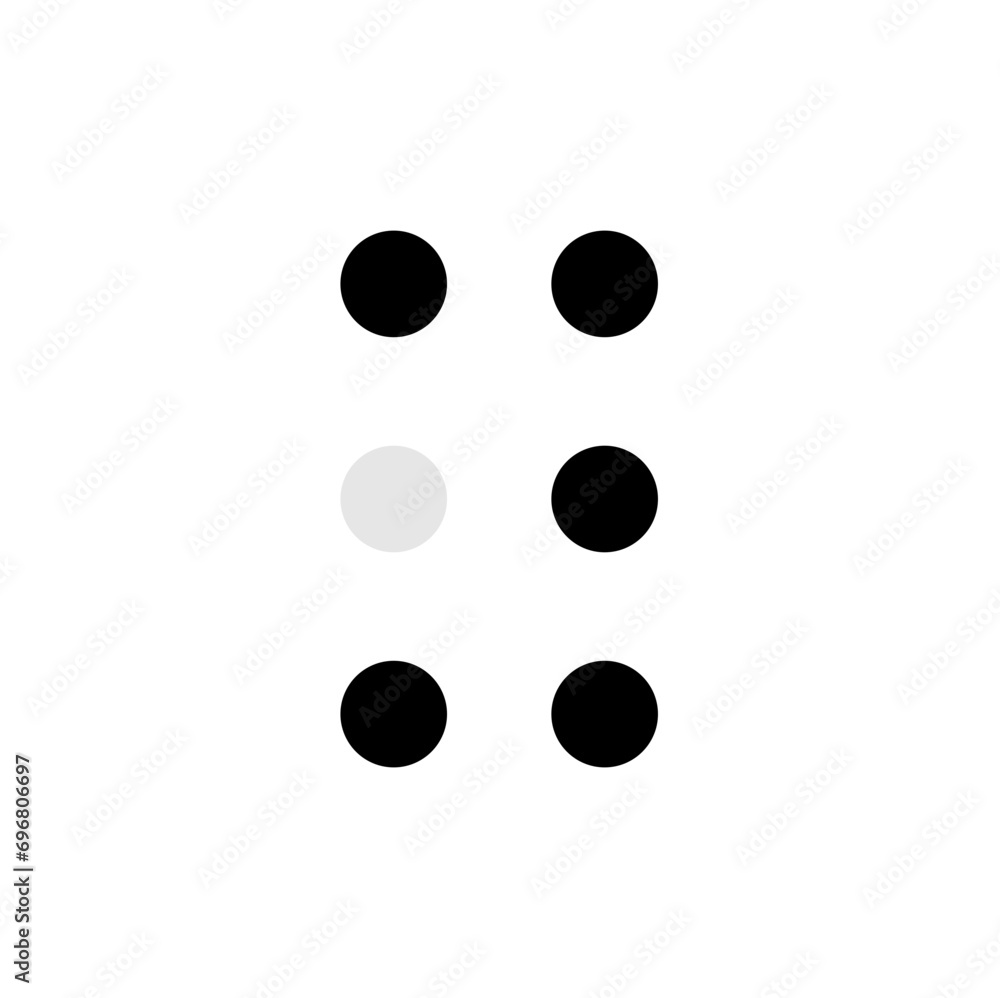 Braille alphabet letter