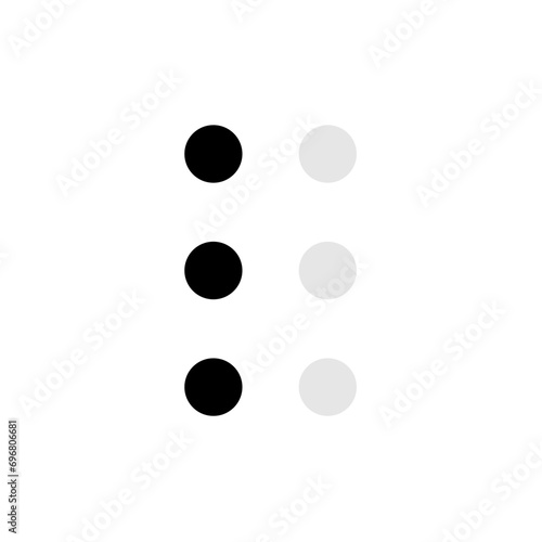 Braille alphabet letter