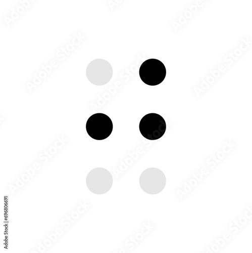 Braille alphabet letter