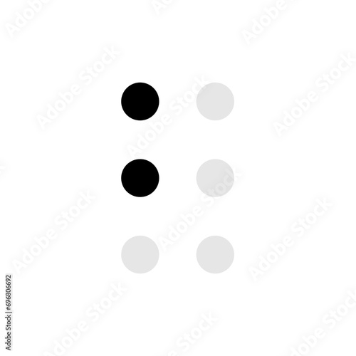 Braille alphabet letter