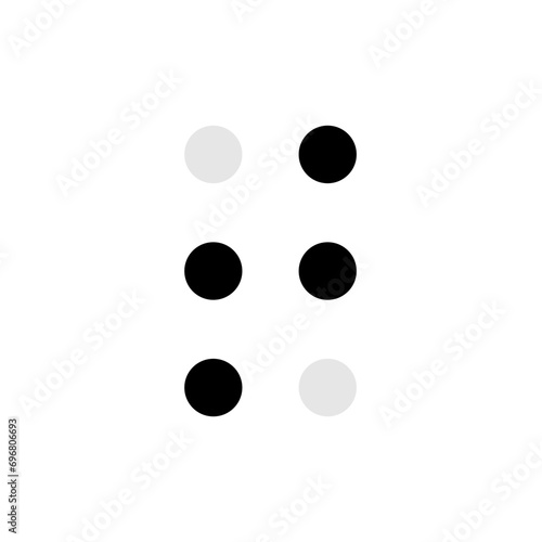 Braille alphabet letter