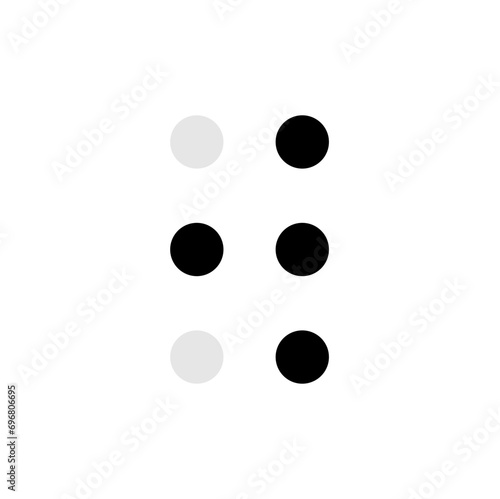 Braille alphabet letter