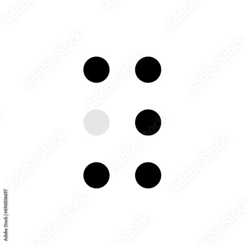 Braille alphabet letter