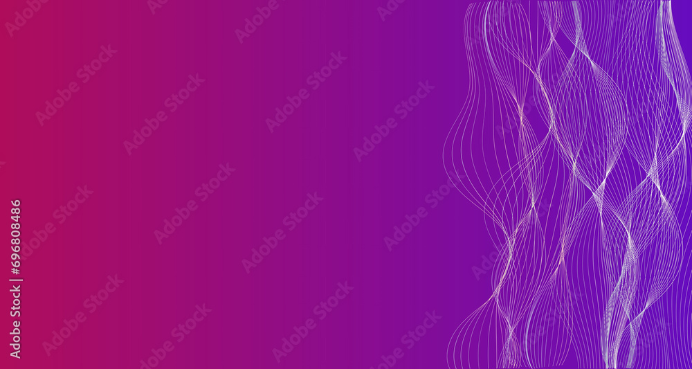 Abstract line on pink and purple gradient background Abstract line on pink and purple gradient background