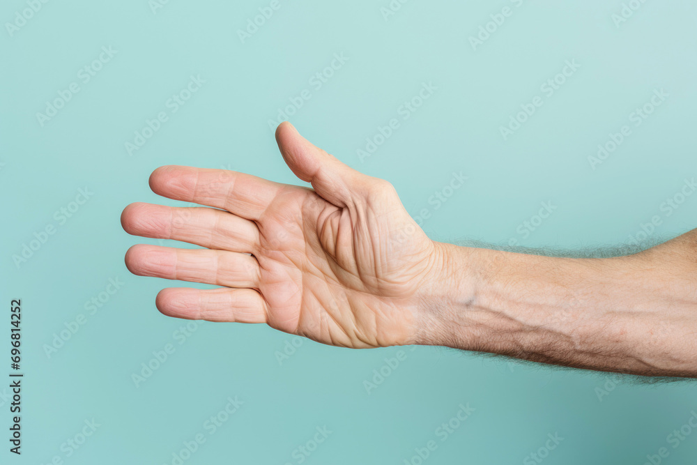 An isolated hand of an elderly man, emphasizing the visible signs of aging, such as rough skin and swollen veins. An isolated hand of an elderly man, emphasizing the visible signs of aging, such as rough skin and swollen veins.