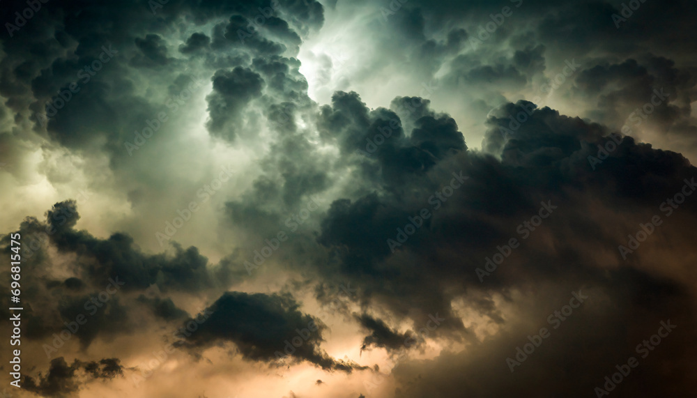 clouds at night shows power of nature
