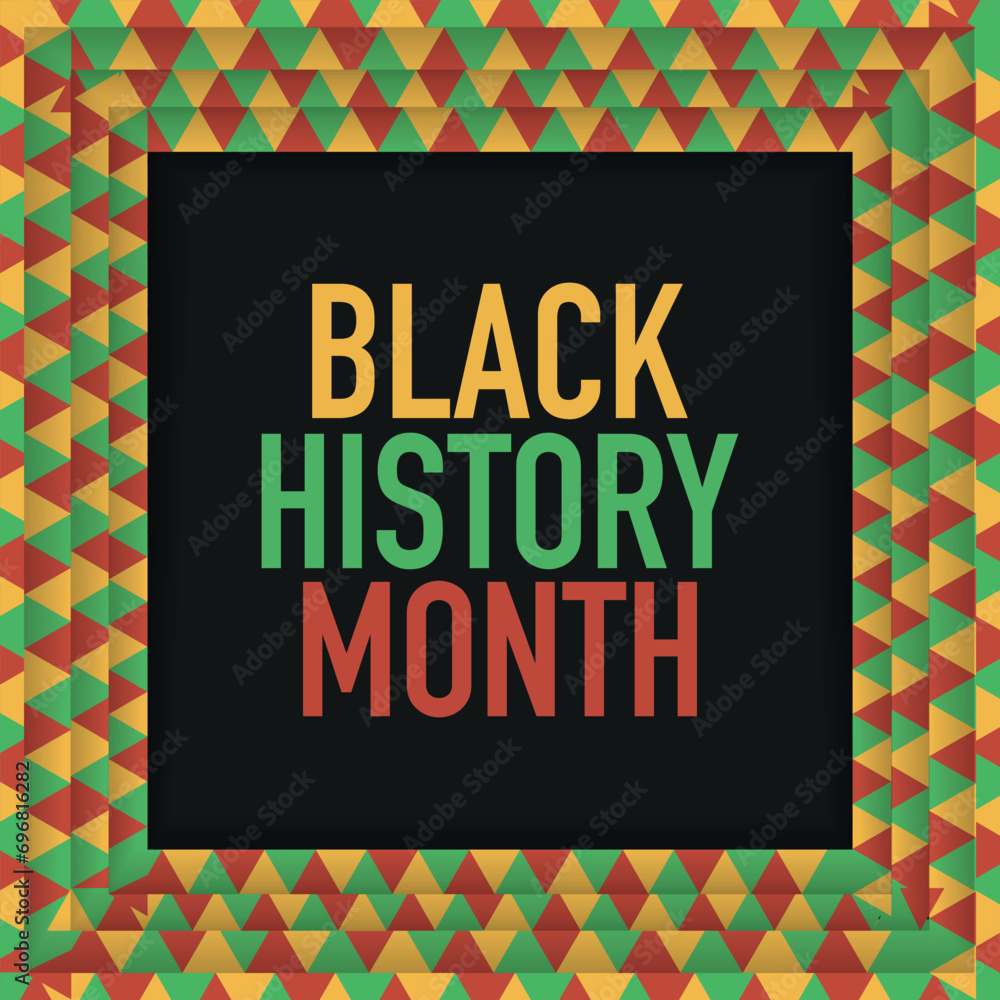 Obraz premium Black history month celebrate. vector illustration design graphic Black history month. Freedom or Emancipation day. Annual American holiday, Horizontal banner vector illustration. 