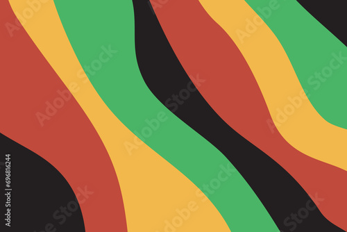 Black history month celebrate. vector illustration design graphic Black history month. Freedom or Emancipation day. Annual American holiday, Horizontal banner vector illustration.
