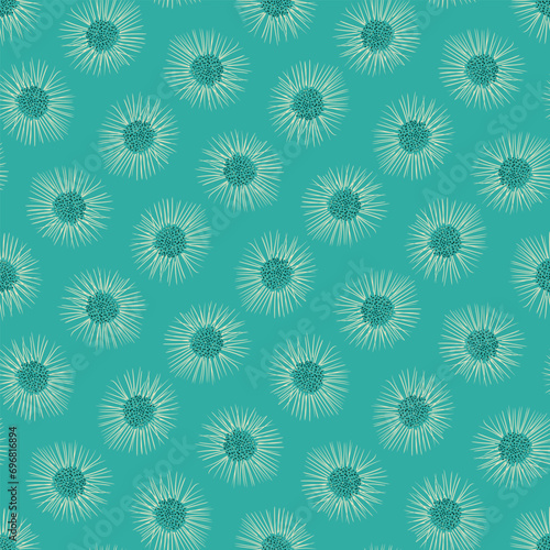 Seamless hand-drawn floral pattern for your design