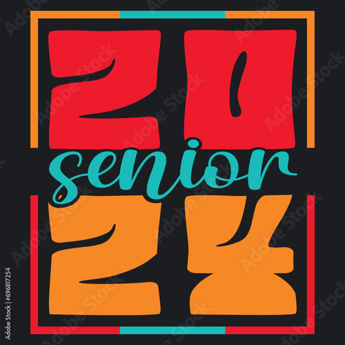 Senior 2024 SVG, Class of 2024 SVG, Graduation 2024 SVG, High School Shirt Eps, University Eps, Sublimation, Silhouette Digital