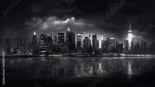 Black and White Photo of City © Cedar