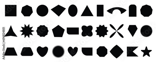 Simple Basic Shapes Illustration design