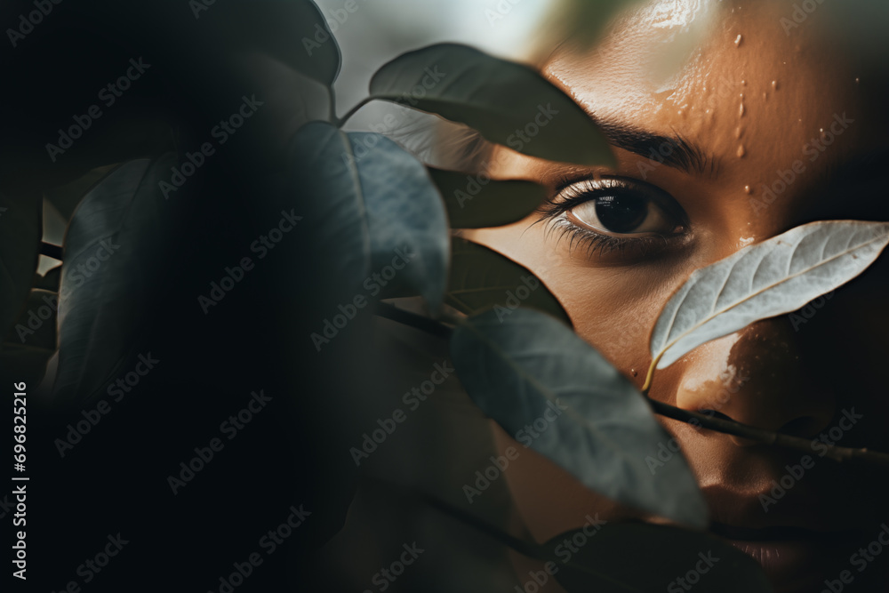 Female soul vision image capturing essence resilience. Generative AI Female soul vision image capturing essence resilience. Generative AI