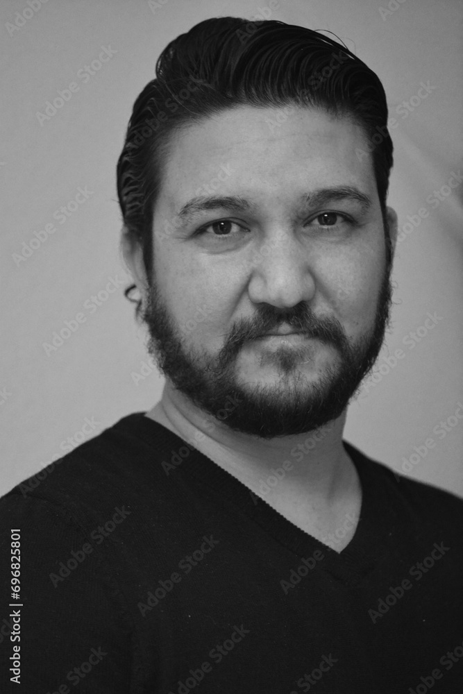 Obraz premium Portrait of a young man turkish / asian face