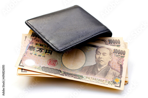 Japanese banknote 10000 yen, Japanese money photo