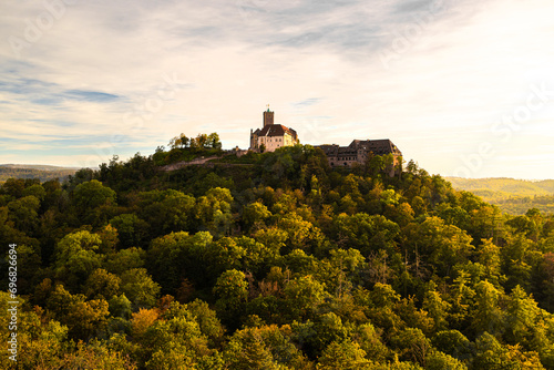 the famous wartburg castle in germany photo