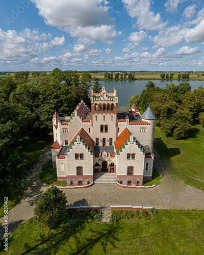 Zamek Treskow w Wielkopolsce 