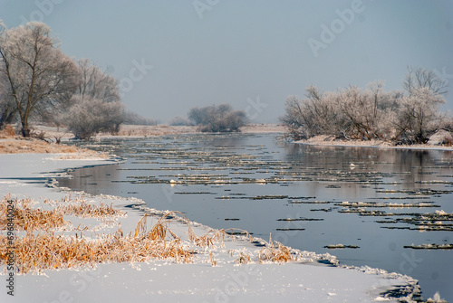 Podlaskie rzeki zimą, Nareśl, Narew, Biebrza, Polska