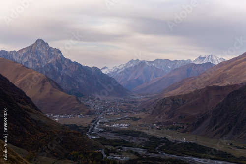 Mountain landscape in the Caucasus